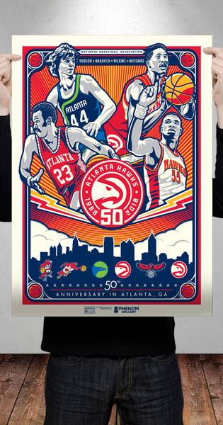 Atlanta Hawks Launch Phenom Gallery for 50th Anniversary In Atlanta Celebration