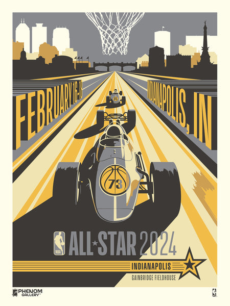 NBA 2024 All Star Game (Alt Colorway) 18" x 24" Serigraph