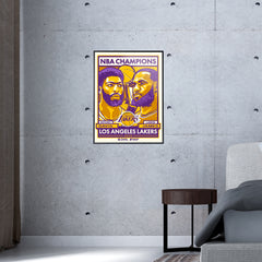 Lakers 2020 Champs 18"x 24" Serigraph