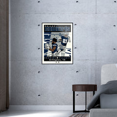 Dallas Cowboys Ezekiel Elliott 18"x24" Serigraph