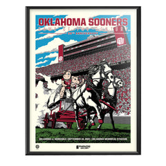 Oklahoma Sooners Game of the Century Anniversary 18"x24" Serigraph