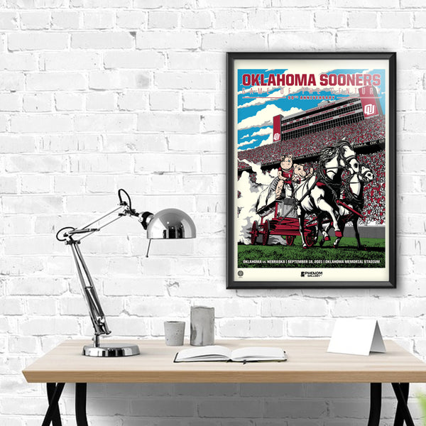 Super Bowl LIV Miami History 18x24 Serigraph – Phenom Gallery