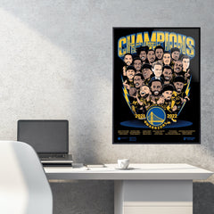 Golden State Warriors '22 Champs 18"x24" Serigraph