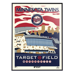 Minnesota Twins Target Field 18"x24" Serigraph