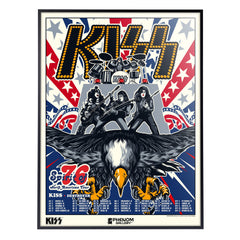KISS Spirit of '76 North American Tour 18"x24" Serigraph
