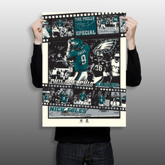 Philadelphia Eagles SB LII Legendary Moments 18"x24" Serigraph