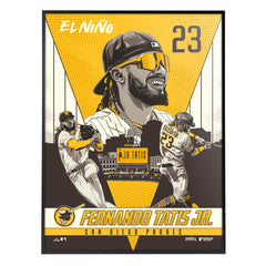 San Diego Padres Fernando Tatís Jr 18" x 24" Serigraph