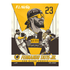 San Diego Padres Fernando Tatís Jr 18" x 24" Serigraph