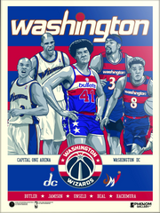 Washington Wizards Mixtape 18" x 24" Serigraph