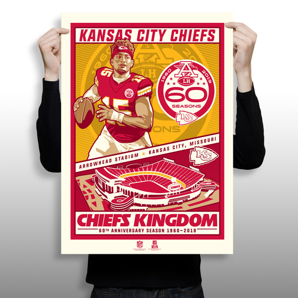 Phenom Gallery Releases its First Limited-Edition Kansas City Chiefs Print: A 2019 Season Silkscreen by Stolitron