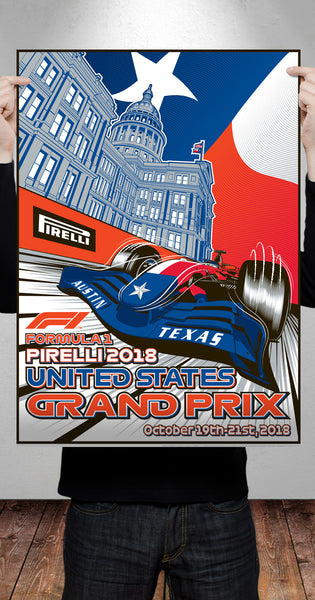Phenom Gallery Launches Formula 1 Grand Prix Austin Print