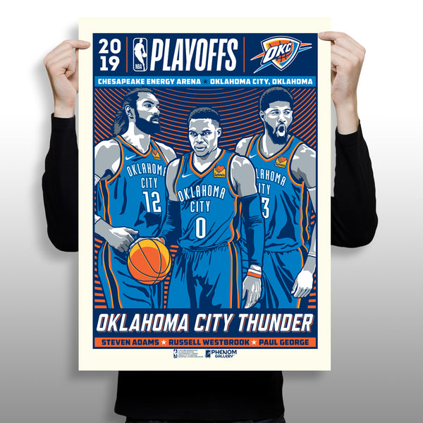 Oklahoma City Thunder x Phenom Gallery Limited Edition NBA Playoff Gameday Art