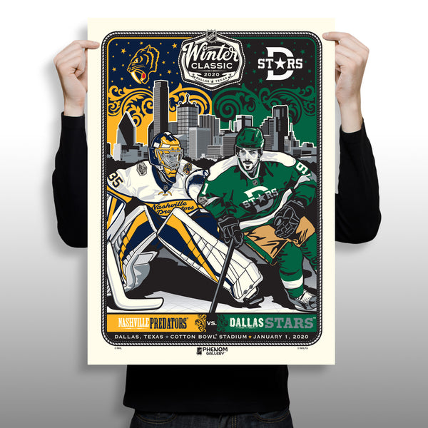 Phenom Gallery Launches National Hockey League Winter Classic Print Exclusive at the Cotton Bowl in Dallas Texas