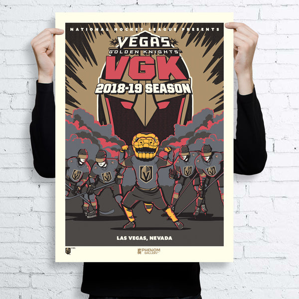Release of Golden Knights prints by Anthony Zych