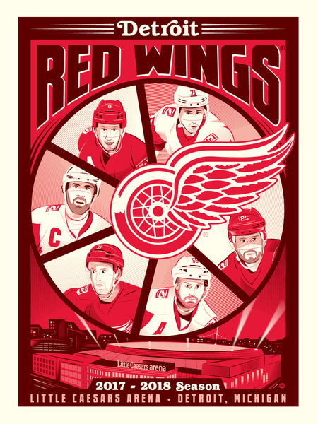 Phenom Gallery Launches Dave Perillo serigraph with the Detroit Red Wings