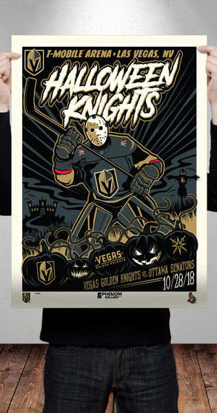 Halloween Phenom Gallery Serigraph Launches for Vegas Golden Knights