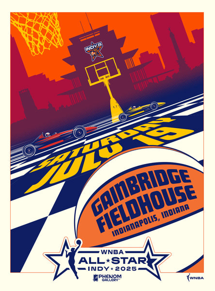 WNBA 2025 All-Star Game 18" x 24" Serigraph