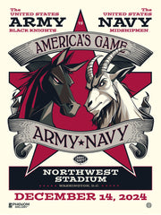 Army Navy Matchup 18"x 24" Serigraph