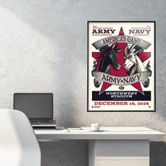 Army Navy Matchup 18"x 24" Serigraph