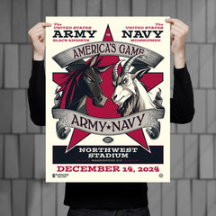 Army Navy Matchup 18"x 24" Serigraph