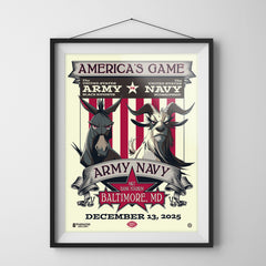Army Navy 2025 Matchup 18"x 24" Serigraph