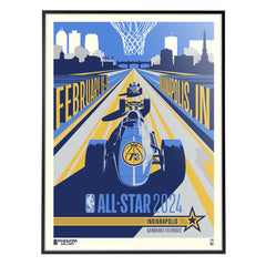 NBA 2024 All Star Game 18" x 24" Serigraph