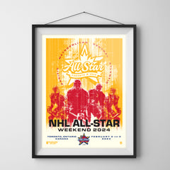 NHL 2024 All Star Game 18" x 24" Serigraph
