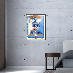 NHL 2026 Stadium Series at James Stadium - Boston Bruins vs Tampa Bay Lightning 18" x 24" Serigraph