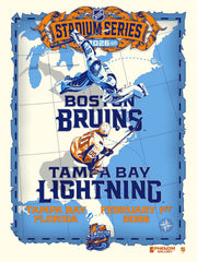 NHL 2026 Stadium Series at James Stadium - Boston Bruins vs Tampa Bay Lightning 18" x 24" Serigraph