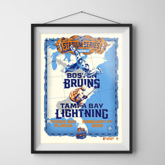 NHL 2026 Stadium Series at James Stadium - Boston Bruins vs Tampa Bay Lightning 18" x 24" Serigraph