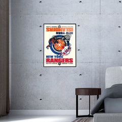 NHL 2024 Stadium Series at Metlife Stadium - Rangers vs Islanders 18" x 24" Serigraph