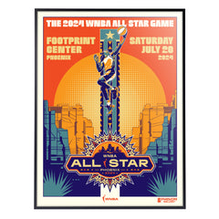 WNBA 2024 All Star Game 18" x 24" Serigraph