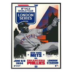 MLB London Series 2024 New York Mets 18" x 24" Serigraph