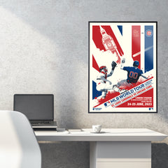 MLB London Series Cardinals v. Cubs 18"x24" Serigraph