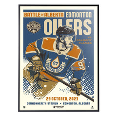 Edmonton Oilers Connor McDavid '23 Heritage Classic 18" x 24" Serigraph