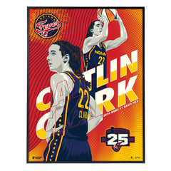 Indiana Fever Caitlin Clark Debut 18" x 24" Serigraph