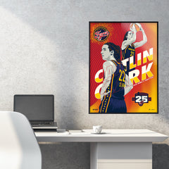 Indiana Fever Caitlin Clark Debut 18" x 24" Serigraph