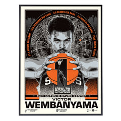 San Antonio Spurs Victor Wembanyama ROY 18" x 24" Serigraph