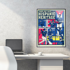 Tampa Bay Rays Hispanic Appreciation 18"x24" Serigraph