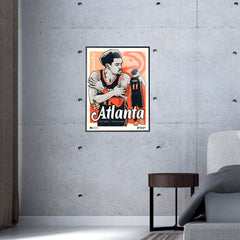Atlanta Hawks Trae Young City Edition 18" x 24" Serigraph
