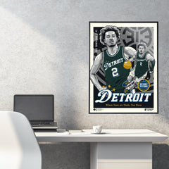 Detroit Pistons Cade Cunningham City Edition 18" x 24" Serigraph