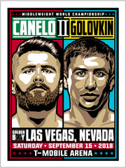 Canelo vs GGG 2 Middleweight Championship 18"x24" Serigraph