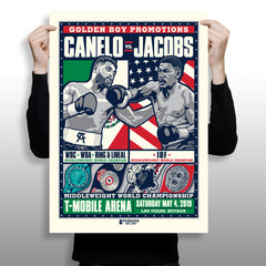 Canelo vs Jacobs Middleweight Championship 18"x24" Serigraph