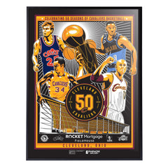 Cleveland Cavaliers 50th Anniversary 18"x24" Serigraph