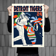 Detroit Tigers Miguel Cabrera Spring Training 18" x 24" Serigraph