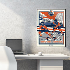 Edmonton Oilers 40th Anniversary 18"x 24" Serigraph (4 of 4)