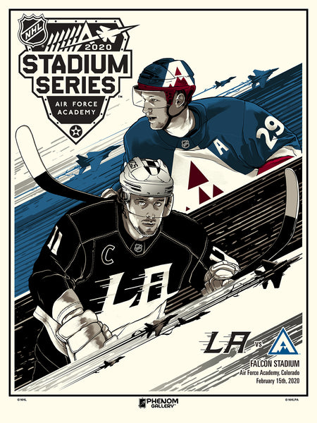 NHL '20 Winter Classic Avalanche vs Kings 18"x24" Serigraph