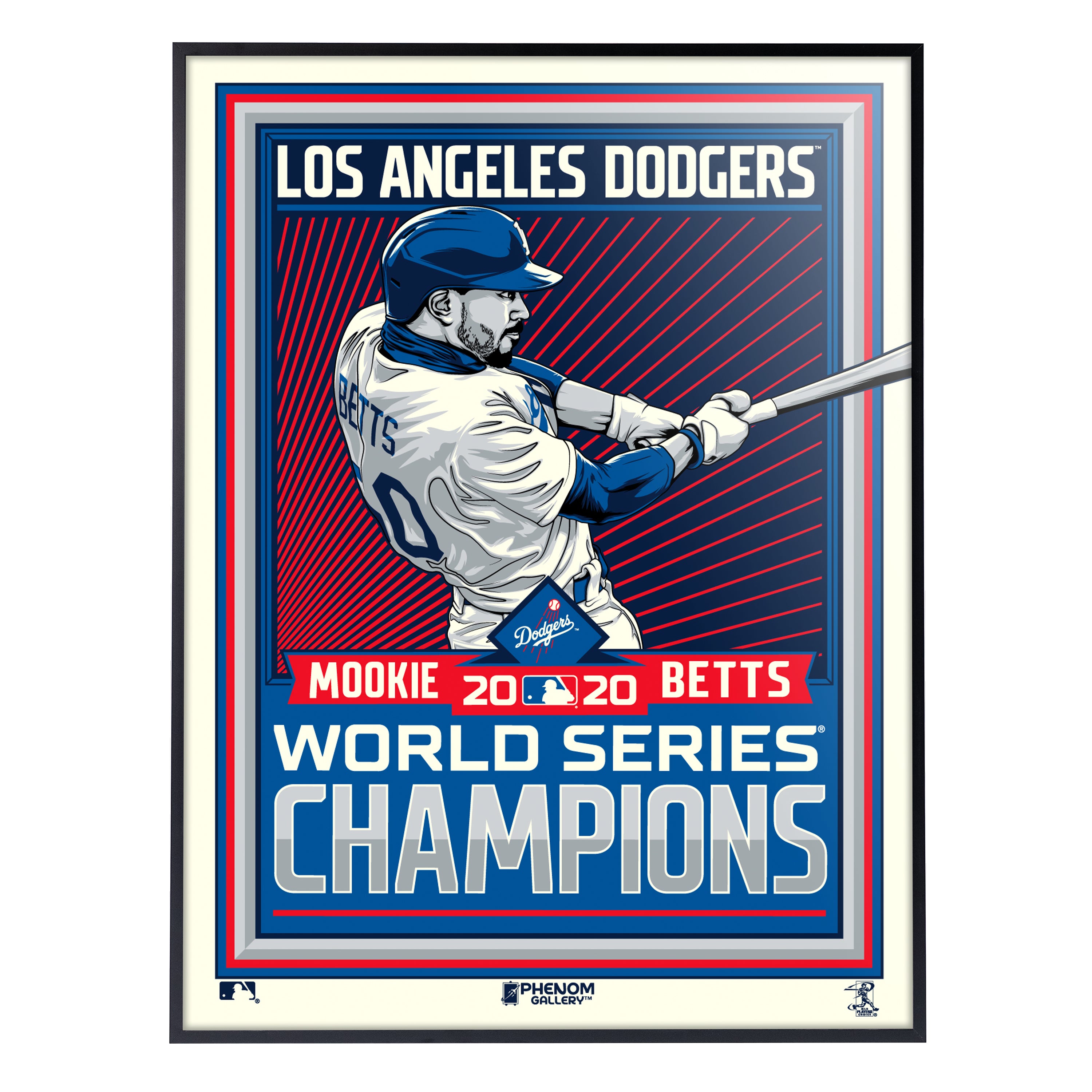 Los Angeles Dodgers Corey Seagar 2020 World Series Champs Print