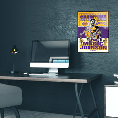 Los Angeles Lakers "Showtime" Magic Johnson 18"x24" Serigraph