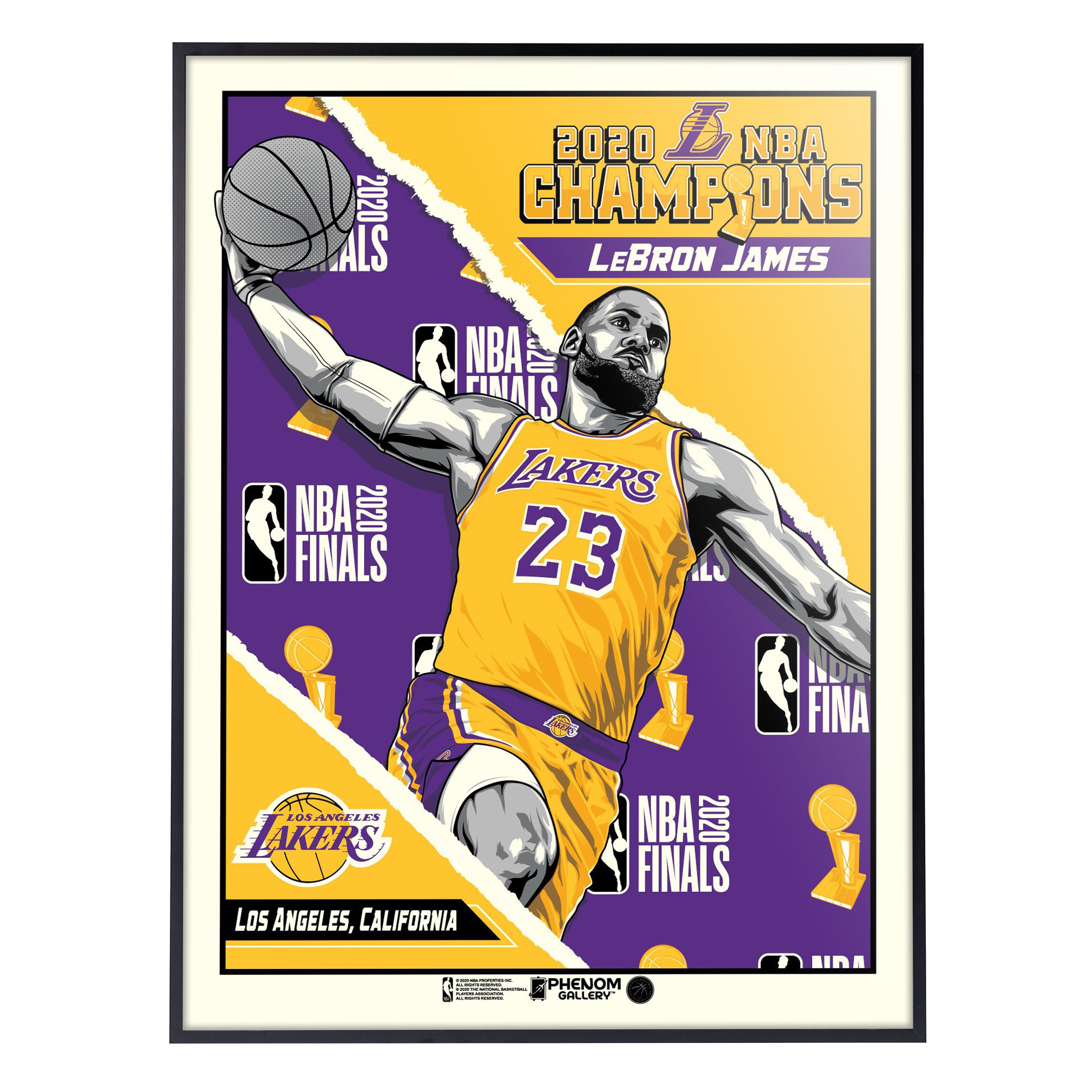 NEW YORK, USA, JUN 18, 2020: Los Angeles Lakers logo of